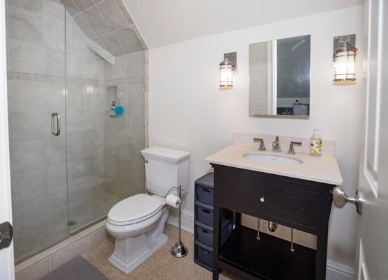 Bathroom, Glass Shower, Interior