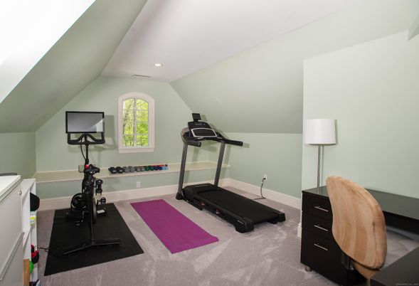 Fitness Equipment, Interior, Recessed Lighting