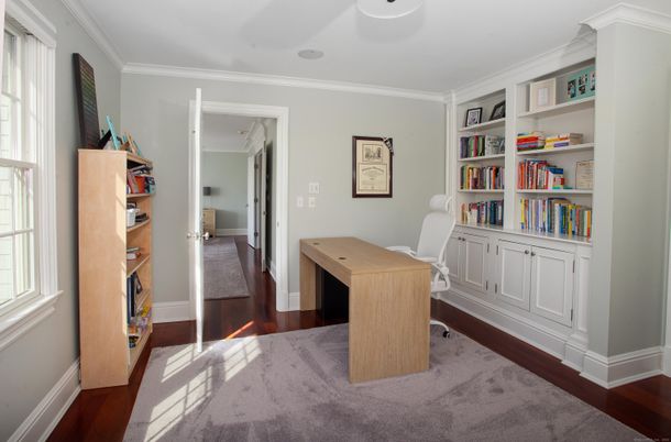 Home Office, Interior, Wood Texture Flooring