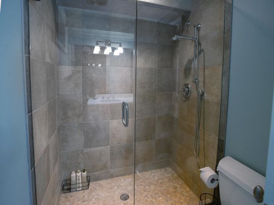 Bathroom, Glass Shower, Interior