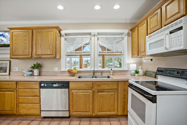 Interior, Kitchen, Recessed Lighting, Stainless Steel Appliances