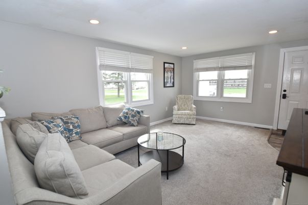 Interior, Living room, Recessed Lighting