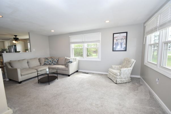 Interior, Living room, Recessed Lighting
