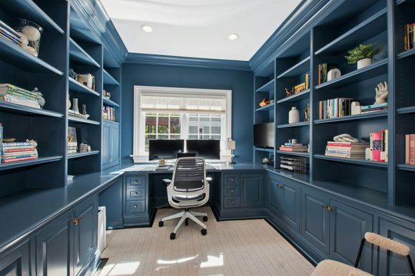 Home Office, Interior, Recessed Lighting