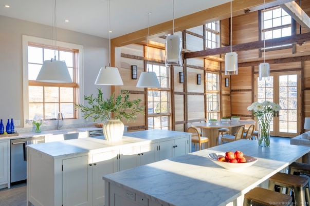 Dining room, Interior, Kitchen, Pendant Lights, Recessed Lighting
