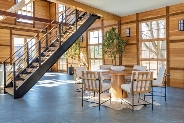 Dining room, Interior, Wooden Beams, Wooden Walls