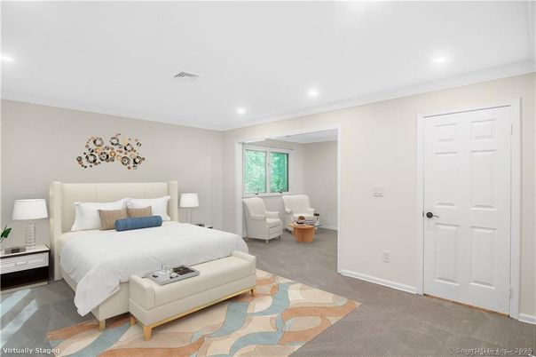 Bedroom, Interior, Recessed Lighting