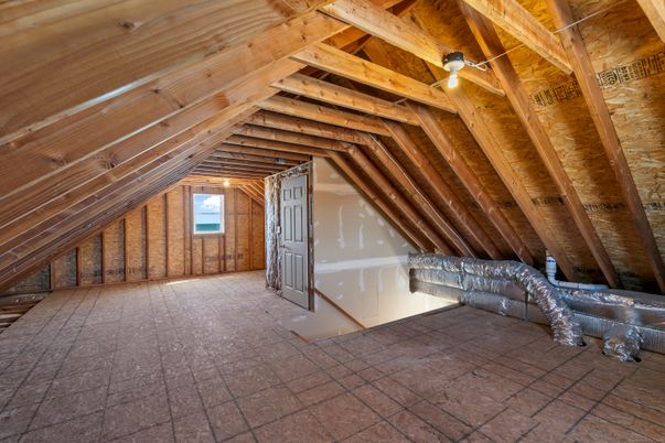Empty room, Interior, Wooden Beams, Wooden Ceilings, Wooden Walls
