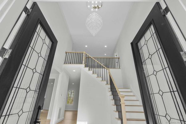 Chandelier, Interior, Recessed Lighting, Wood Texture Flooring