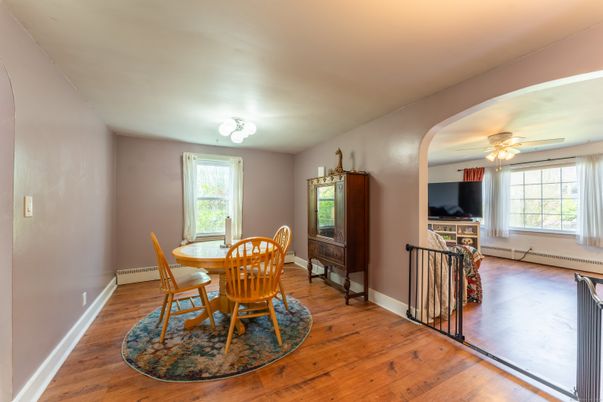 Dining room, Interior, Wood Texture Flooring