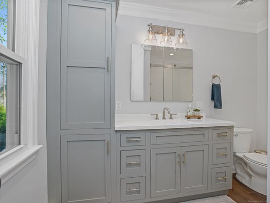 Bathroom, Interior, Wood Texture Flooring