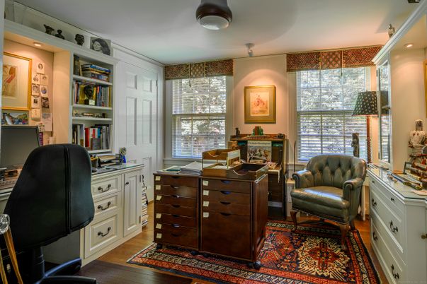Home Office, Interior, Wood Texture Flooring