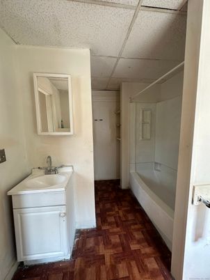 Bathroom, Interior, Wood Texture Flooring