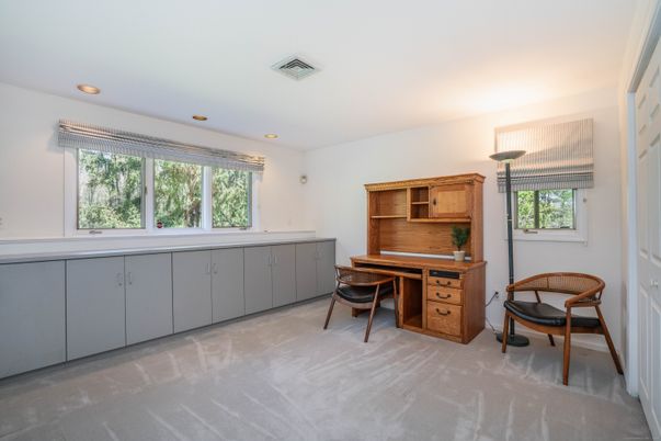Home Office, Interior, Recessed Lighting