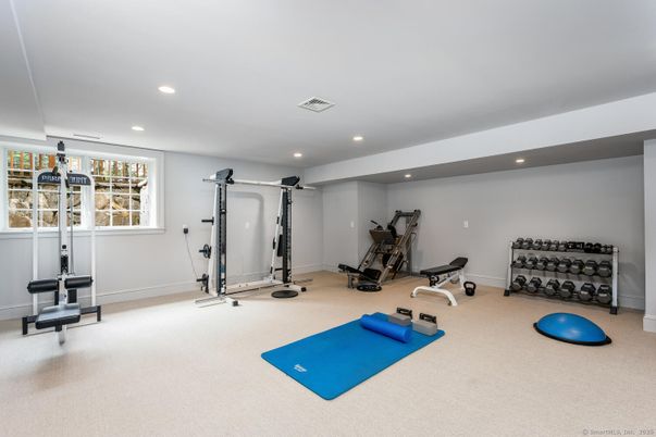 Fitness Equipment, Interior, Recessed Lighting