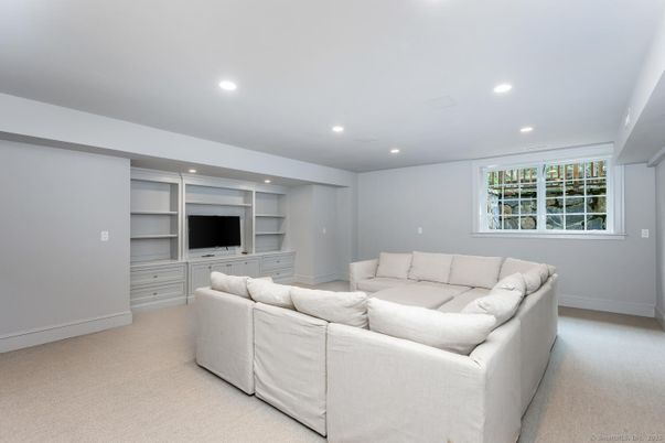 Interior, Living room, Recessed Lighting