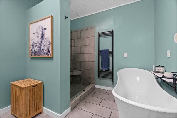 Bathroom, Free Standing Baths, Glass Shower, Interior