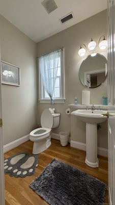 Bathroom, Interior, Wood Texture Flooring