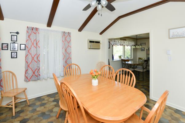 Dining room, Interior, Wooden Beams