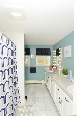 Bathroom, Dual Sink Vanities, Interior, Marble