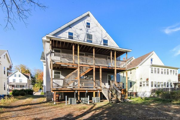 Backyard, Exterior, Facade, Queen Anne Victorian