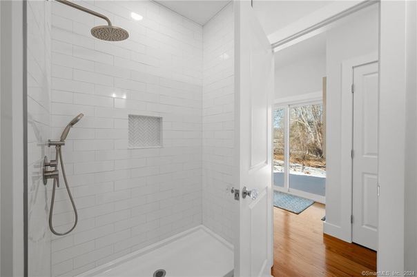 Bathroom, Interior, Wood Texture Flooring