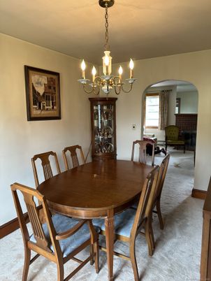 Chandelier, Dining room, Interior