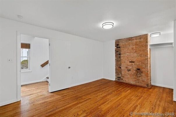 Empty room, Interior, Stone Walls, Wood Texture Flooring
