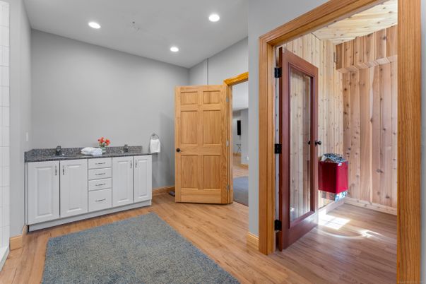 Interior, Recessed Lighting, Wood Texture Flooring