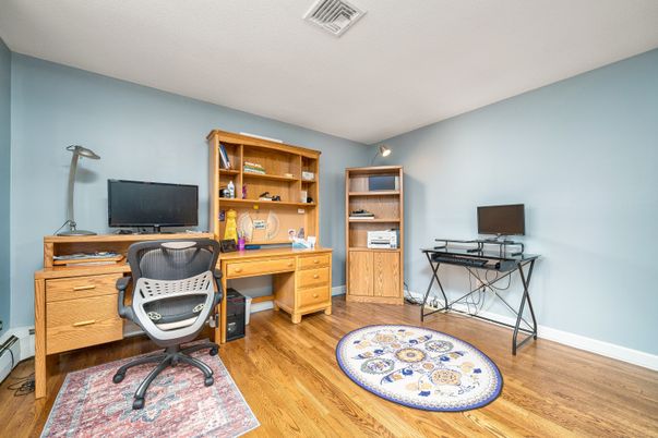 Home Office, Interior, Wood Texture Flooring