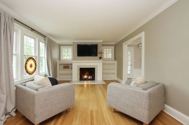 Fireplace, Interior, Living room, Wood Texture Flooring