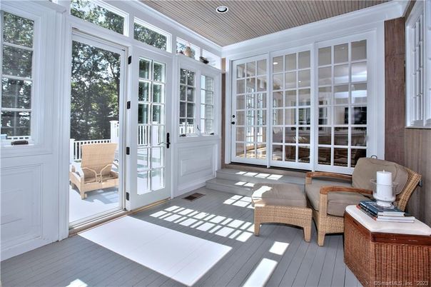 Interior, Sun Room, Wood Texture Flooring