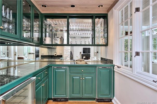 Interior, Kitchen, Recessed Lighting, Wooden Ceilings, Wood Texture Flooring