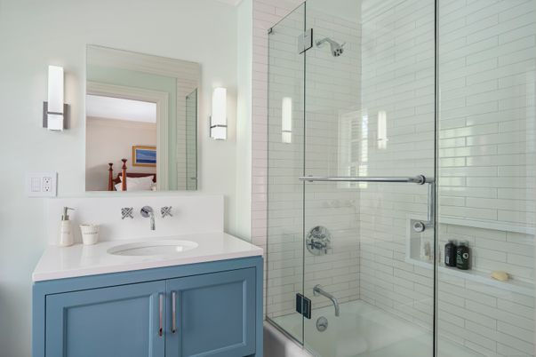 Bathroom, Glass Shower, Interior