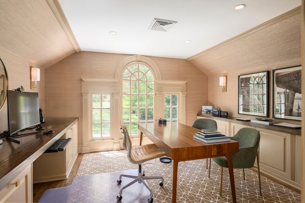Home Office, Interior, Recessed Lighting