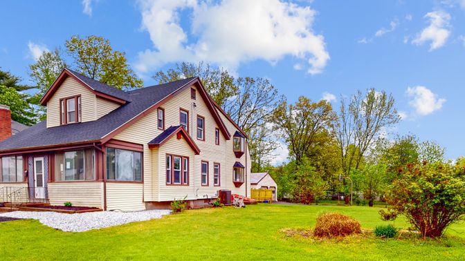 Backyard, Exterior, Facade, Farmhouse