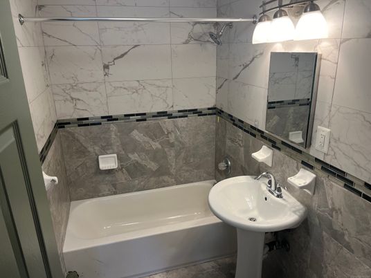 Bathroom, Interior, Marble Walls