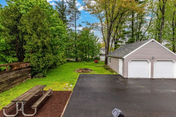 Backyard, Detached Garage, Exterior