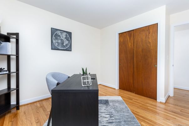 Home Office, Interior, Wood Texture Flooring