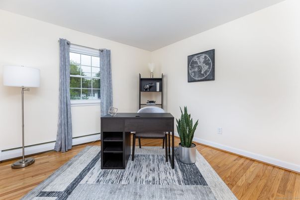 Home Office, Interior, Wood Texture Flooring