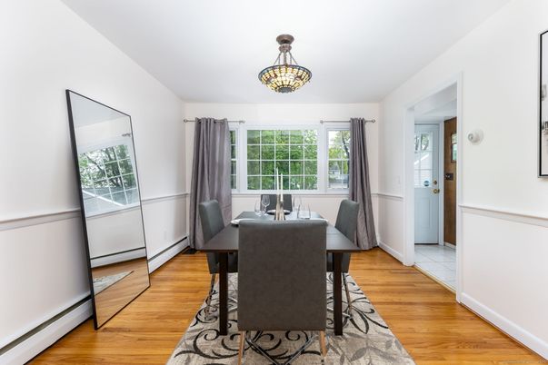 Dining room, Interior, Wood Texture Flooring