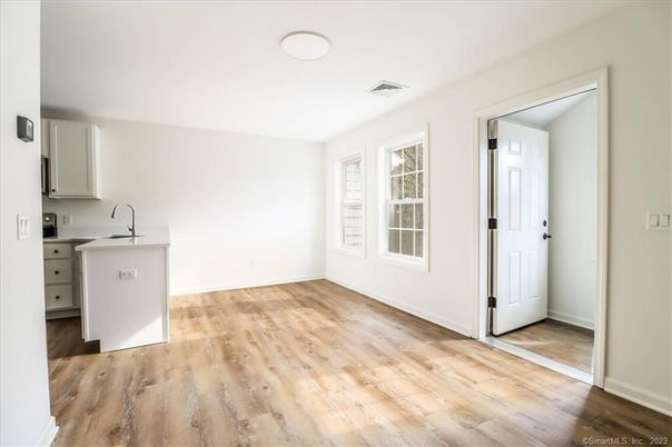 Empty room, Interior, Kitchen, Wood Texture Flooring