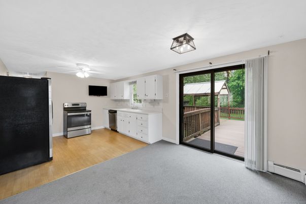 Interior, Kitchen, Wood Texture Flooring