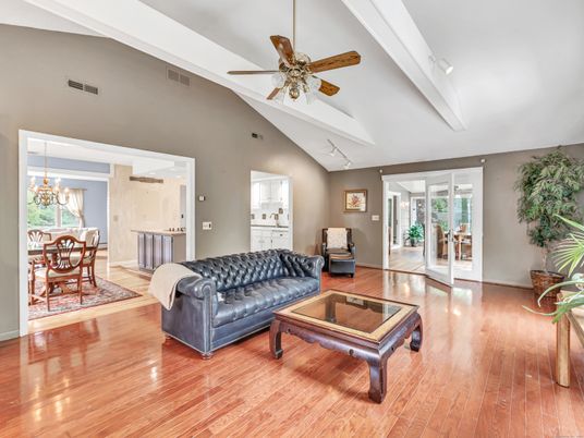 Chandelier, Dining room, Interior, Living room, Wood Texture Flooring