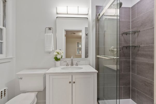 Bathroom, Glass Shower, Interior