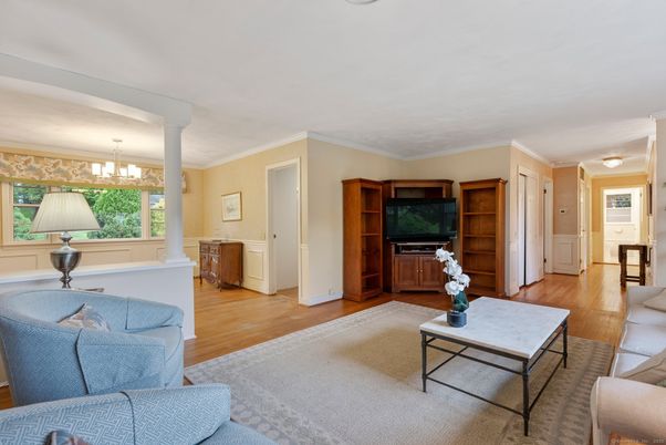Chandelier, Interior, Living room, Wood Texture Flooring