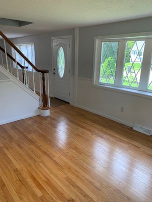 Empty room, Interior, Wood Texture Flooring