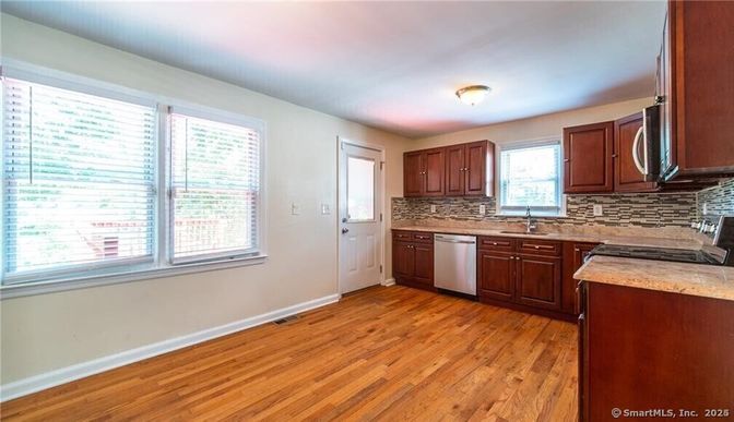 Interior, Kitchen, Wood Texture Flooring