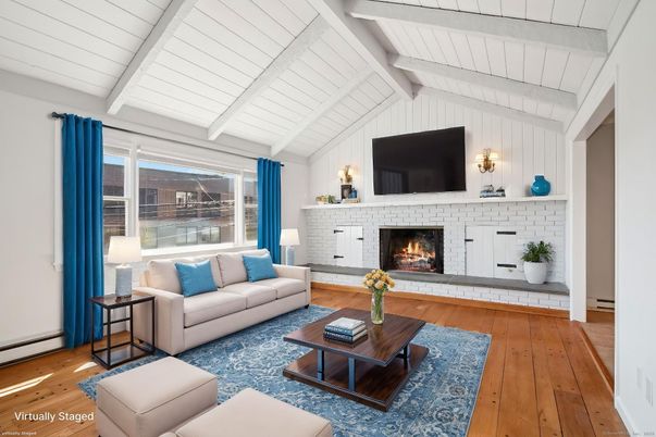 Fireplace, Interior, Living room, Wood Texture Flooring