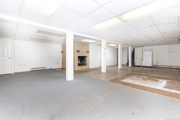 Empty room, Fireplace, Interior, Stone Walls